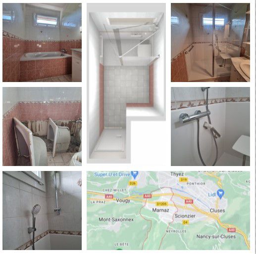 Douche et salle de bain sécurisée pour sénior et PMR