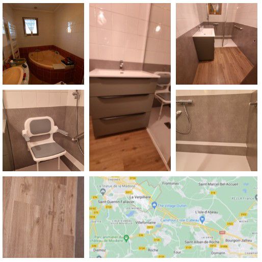 Douche et salle de bain sécurisée pour sénior et PMR
