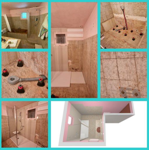 Douche et salle de bain sécurisée pour sénior et PMR