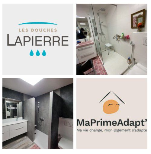 Douche et salle de bain sécurisée pour sénior et PMR