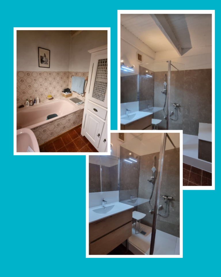 Douche pour PMR à Saint-Etienne en région Auvergne-Rhône-Alpes 04 04 2025