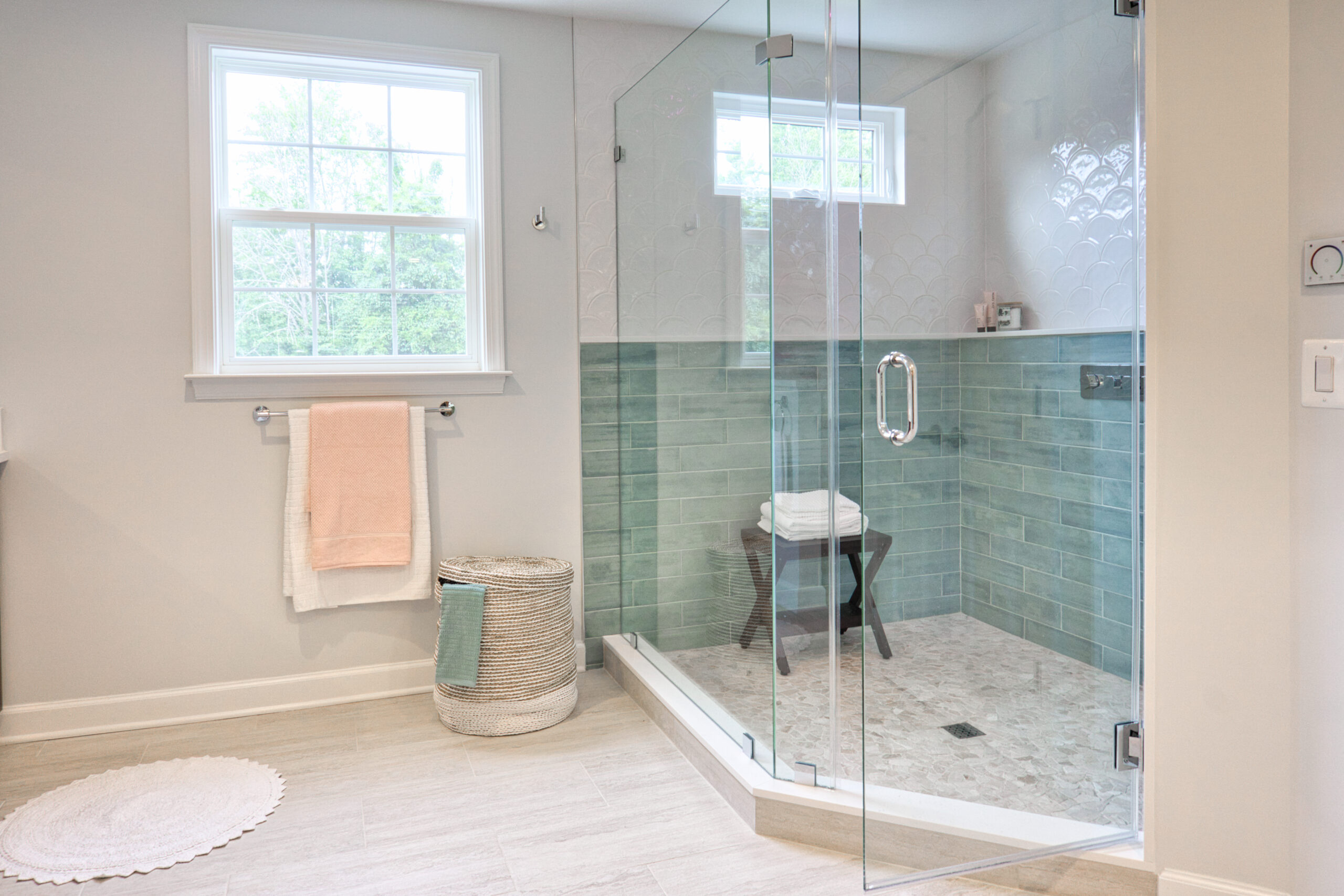 interior modern bathroom with shower box scaled